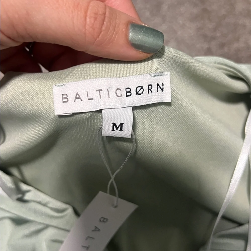 NWT Baltic Born Monica Maxi Dress Sage Green Medium - Picture 9 of 10